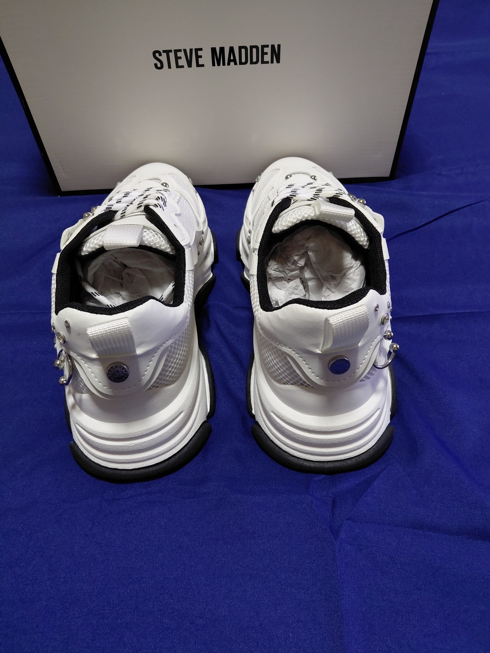 Steve Madden Possessuon-P Chunky Studded Women's Sneakers - Picture 6 of 13